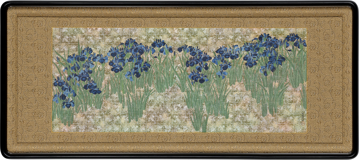Nishijin Brocade Textile Artwork Ogata Kōrin ”Irises"