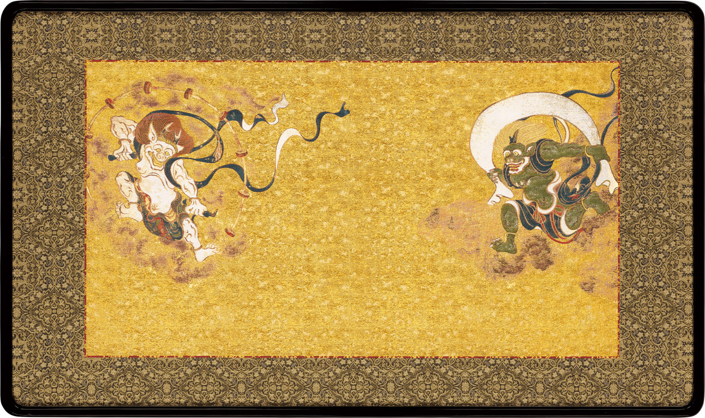 Nishijin Brocade Textile Artwork Tawaraya Sōtatsu "Wind God and Thunder God"