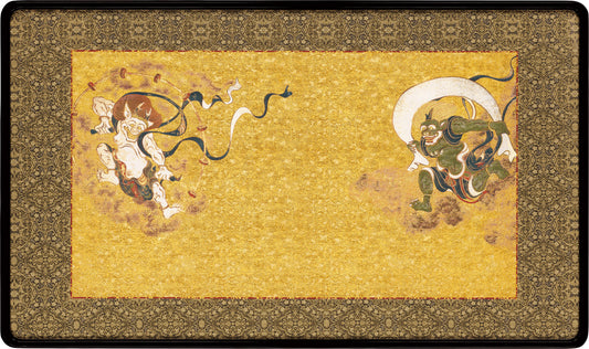 Nishijin Brocade Textile Artwork Tawaraya Sōtatsu "Wind God and Thunder God"