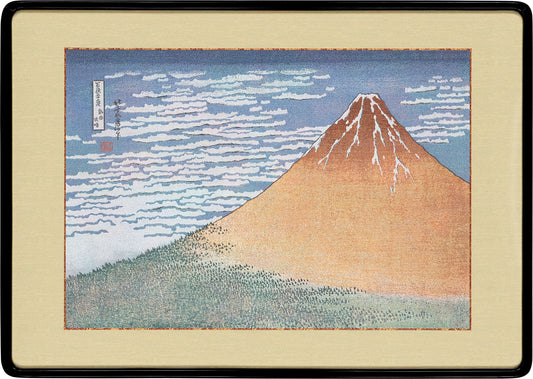 Nishijin Luxury Textile Artwork Fine Wind, Clear Morning (Hokusai, Thirty-Six Views of Mt. Fuji)