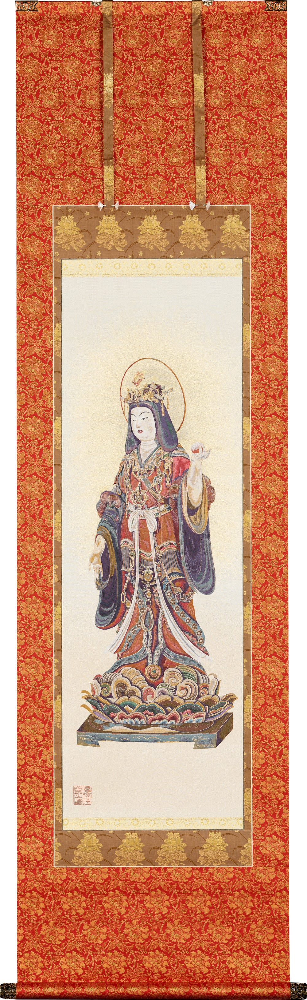 Nishijin Textile Hanging Scroll Kisshoten