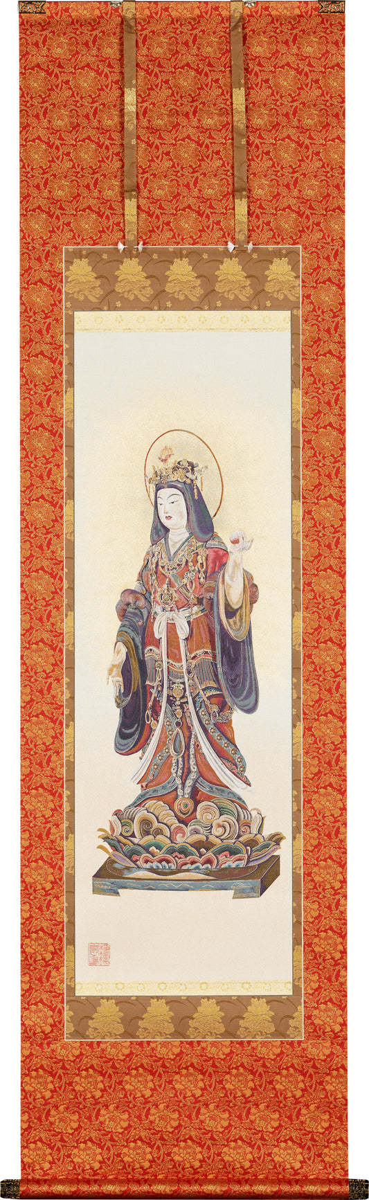 Nishijin Textile Hanging Scroll Kisshoten