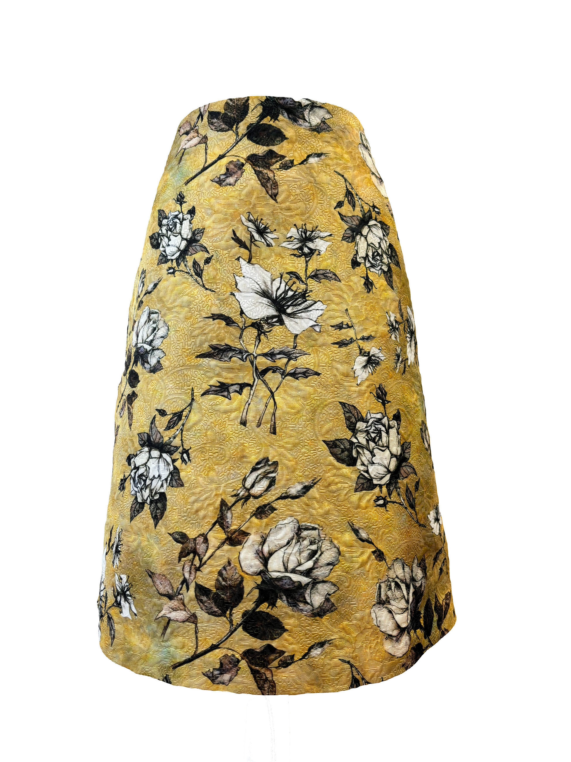 Rui Couture Elegant Skirt L Size Flower Pattern