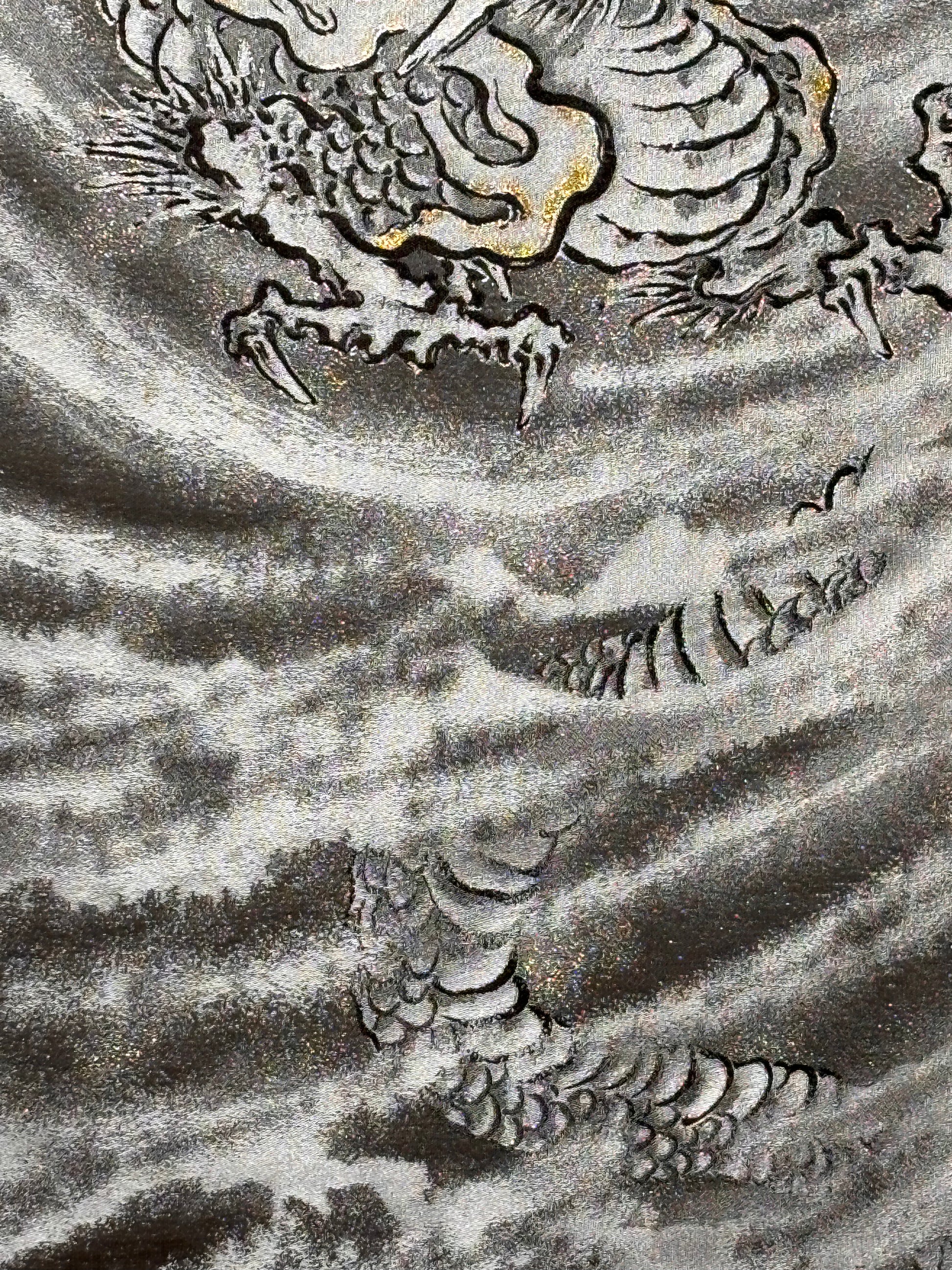 複製/狩野探幽/人物図/和泉式部/工芸/布袋屋掛軸HJ-386 西陣織高級掛軸 和風インテリア・贈答 雲龍図(狩野探幽) – Rui
