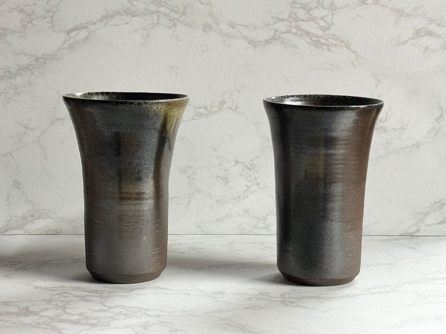 Sake Vessel: Beer Tumbler Pair