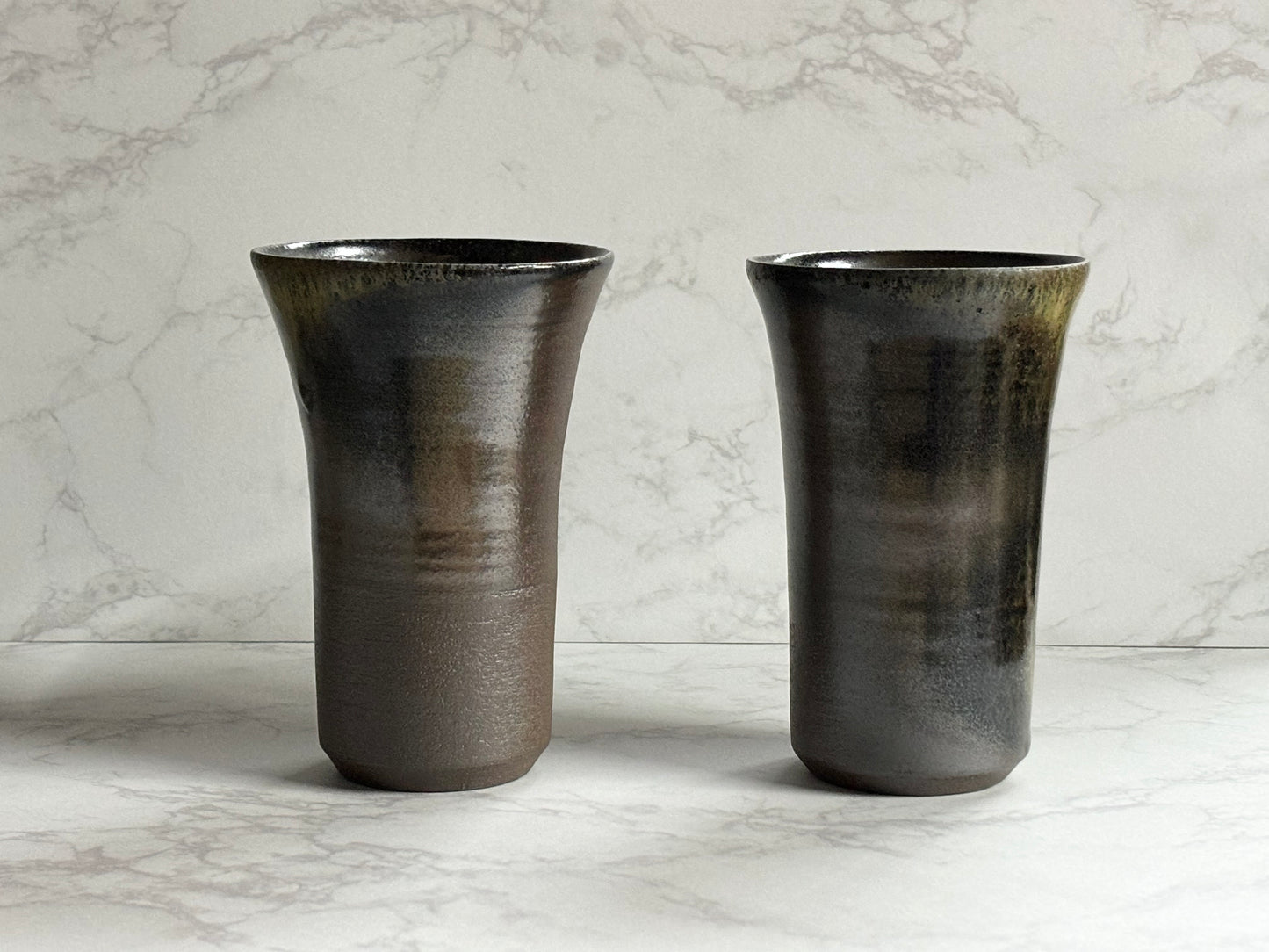 Sake Vessel: Beer Tumbler Pair