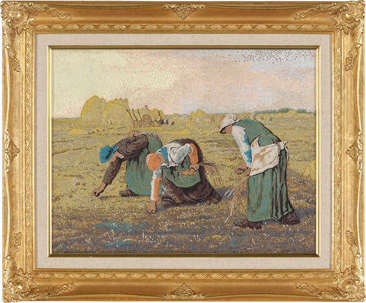 Nishijin Brocade Textile Artwork Millet's "The Gleaners"