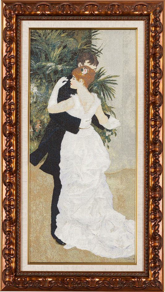 Nishijin Brocade Textile Artwork Renoir "Dance of the City"